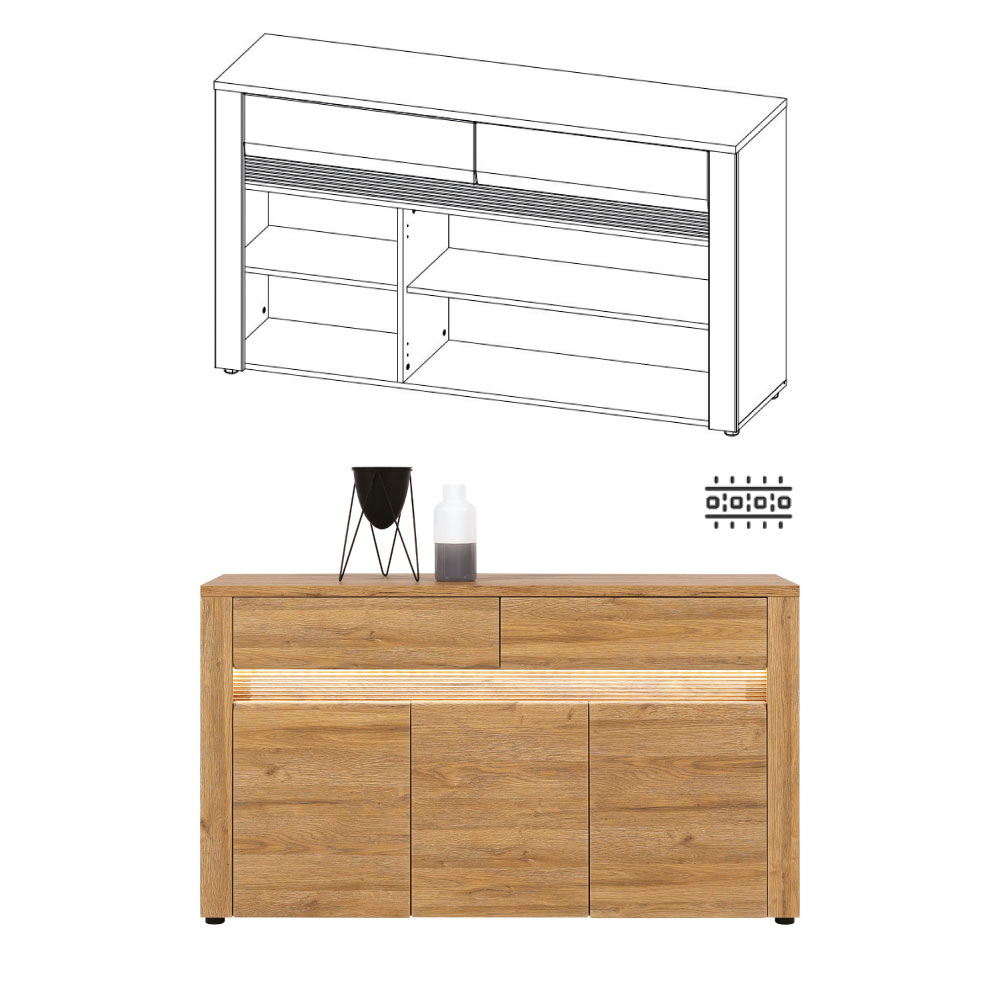 Система Санді - Комод 3Д/2Ш