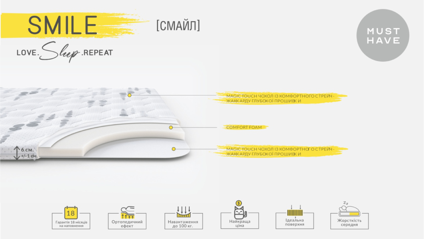 Матрац СМАЙЛ [SMILE]