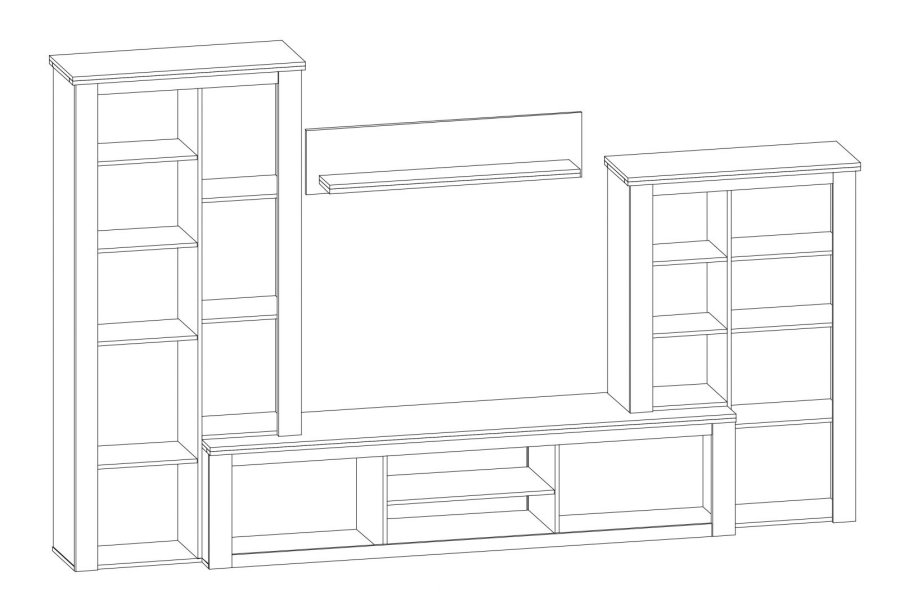 Монтреал вітальня від Мебель-Сервіс
