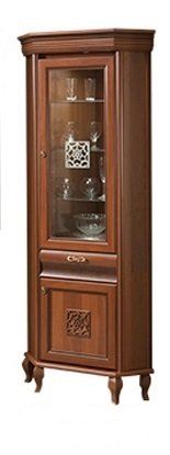 Вітрина 1-на дверна Кутова ЛАУРА НОВА