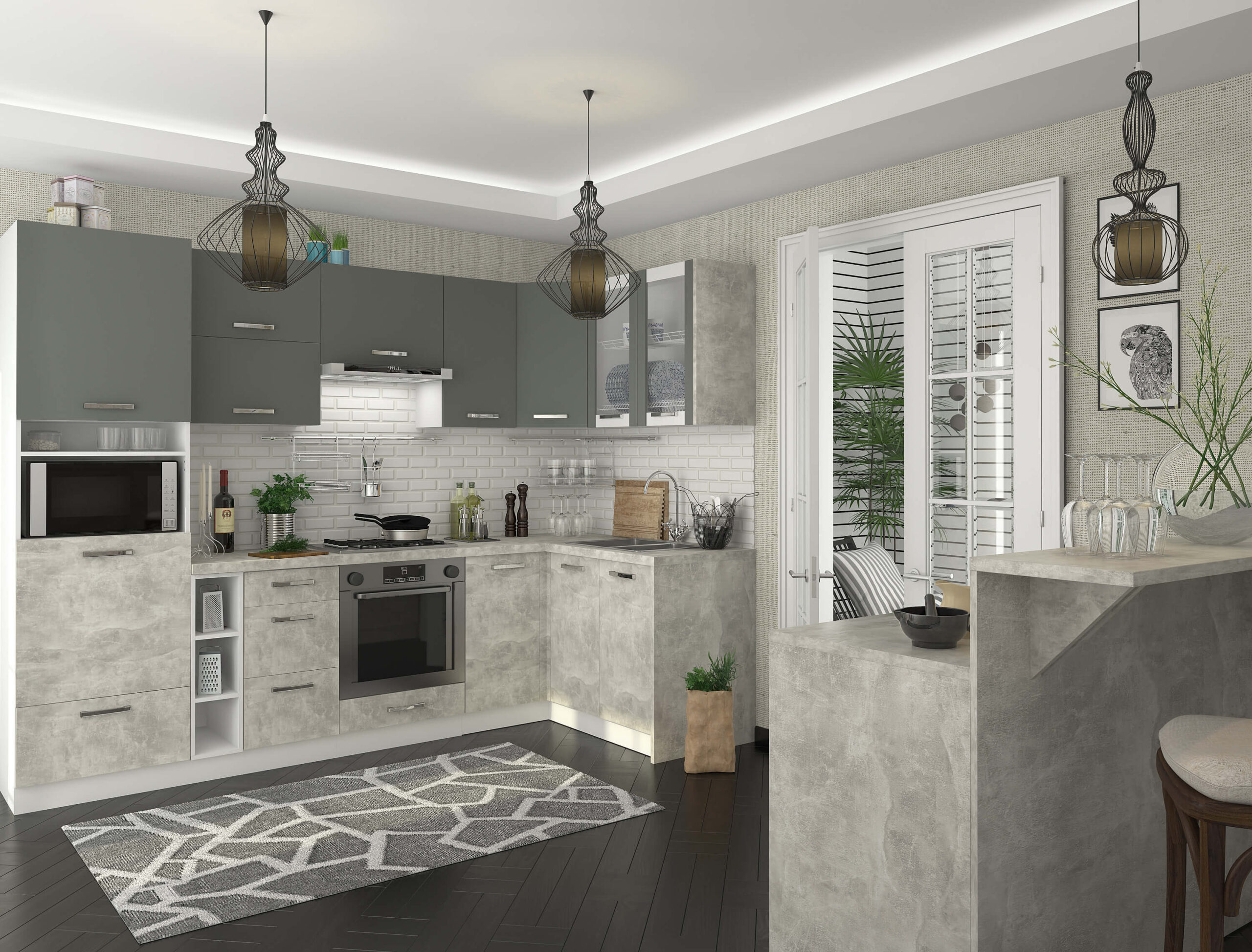 Модульна кухня Шарлотта в салоні-магазині "Меблі для Вас", Львів