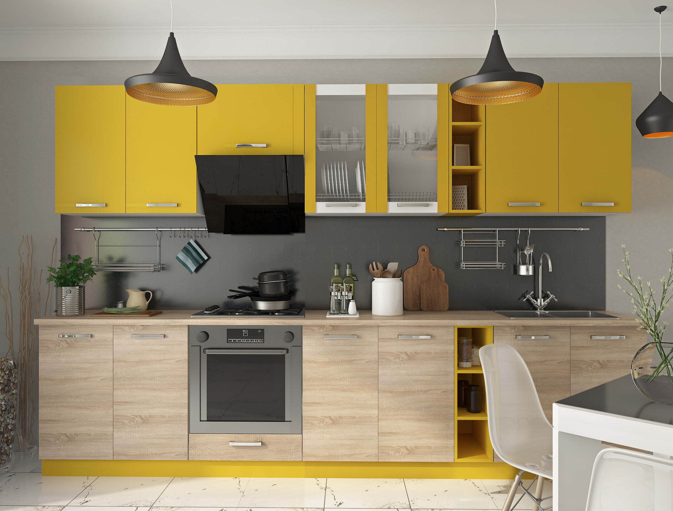 Модульна кухня Шарлотта в салоні-магазині "Меблі для Вас", Львів