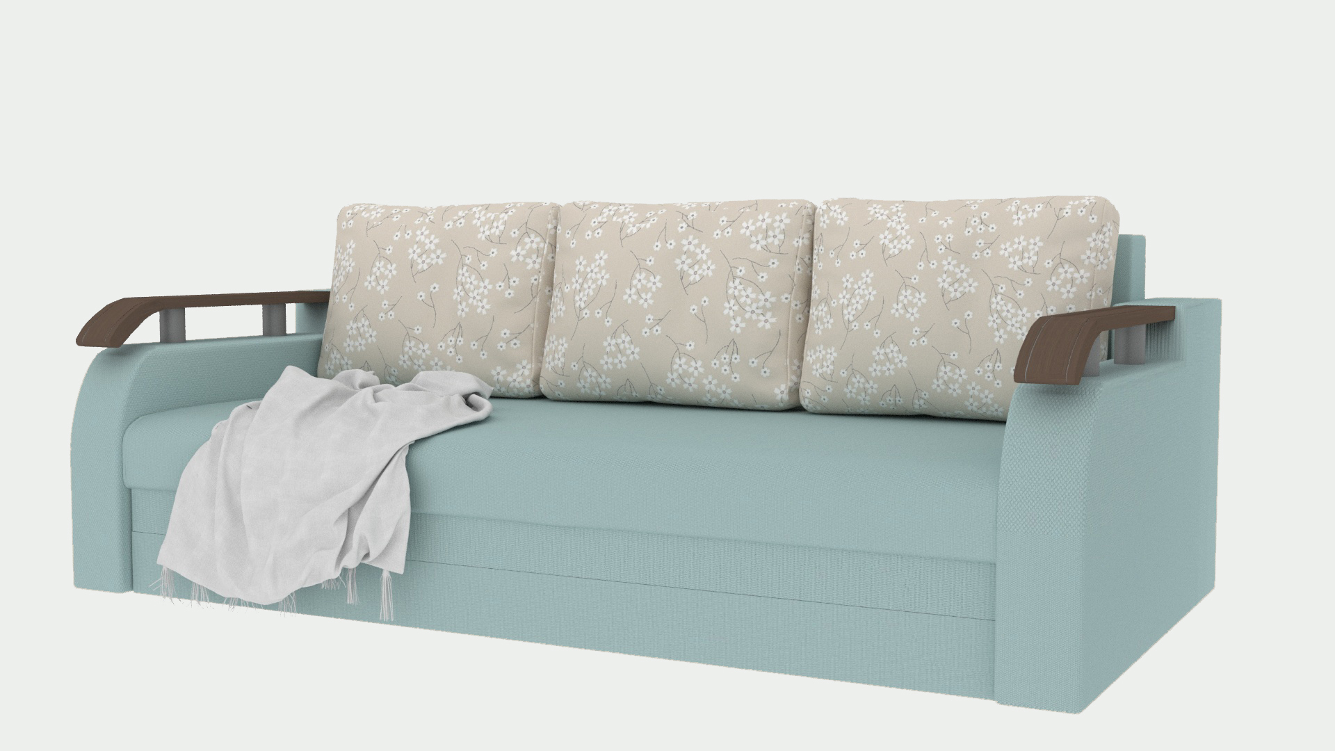 світло-бірюзовий dyvan london sokrat swing Диван-ліжко “Лондон”