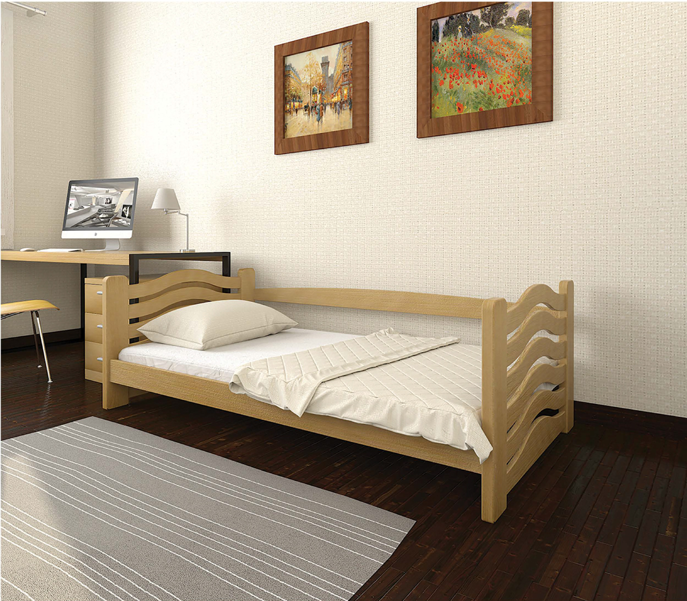 1-drimka-odnoyarusnaya-krovat-mikki-maus-6 Одноярусне ліжко "Міккі Маус"