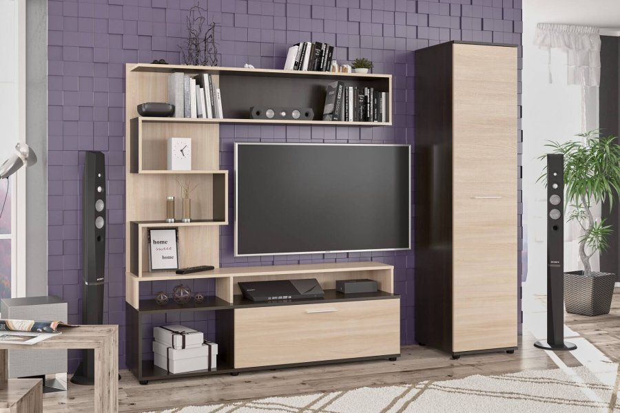 Mebel Service Ferrara_stinka_TV_wenge_yasen_v_inter_ (1) Феррара / стінка ТВ, Mebel Service