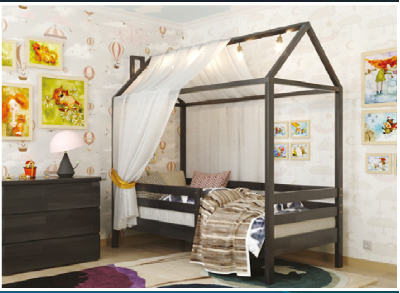 Дитяче ліжко Хатинка Джеррі / Cottage Jerry