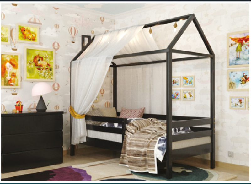 Дитяче ліжко Хатинка Джеррі / Cottage Jerry