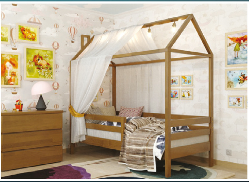 Дитяче ліжко Хатинка Джеррі / Cottage Jerry