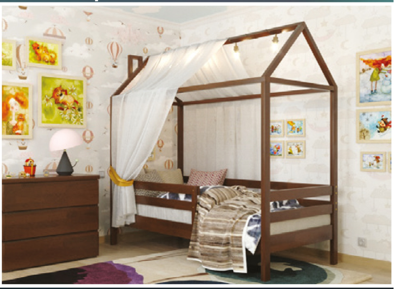 Дитяче ліжко Хатинка Джеррі / Cottage Jerry