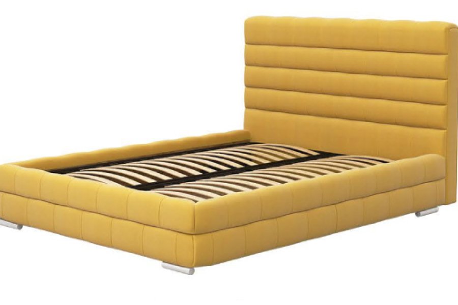 Ліжко двоспальне у м'якій оббивці Остін