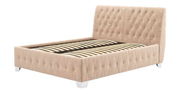 Ліжко двоспальне у м'якій оббивці Октавія