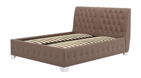 Ліжко двоспальне у м'якій оббивці Октавія