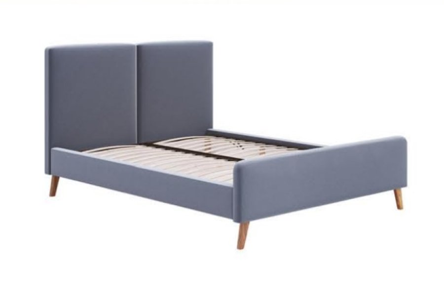 Ліжко двоспальне у м'якій оббивці Румба