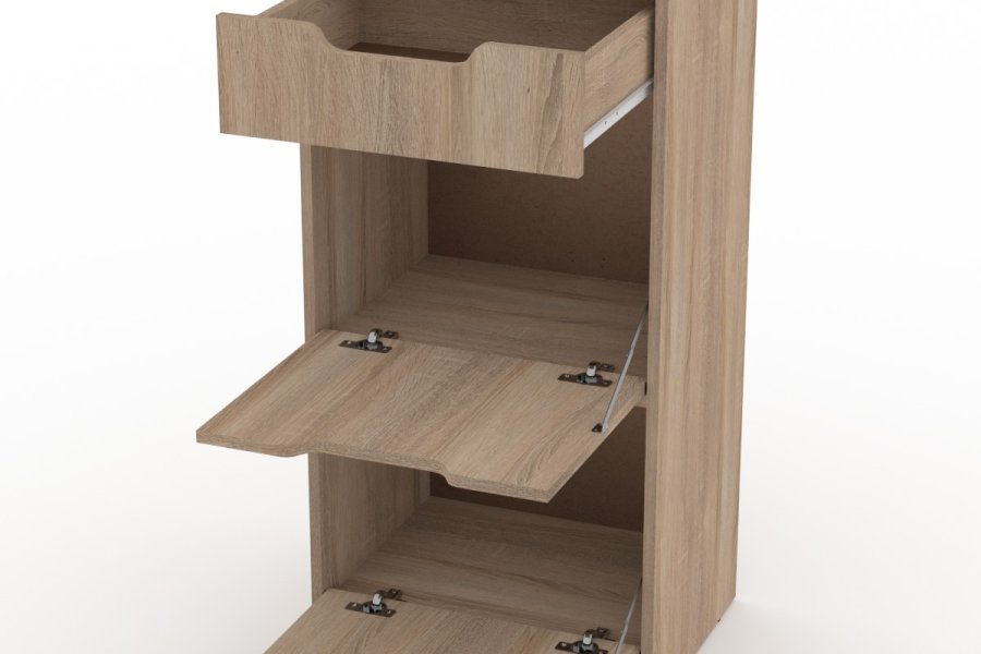 Kompanit tubba pid vzuttia TO-11_open Тумба взуттєва ТО-11