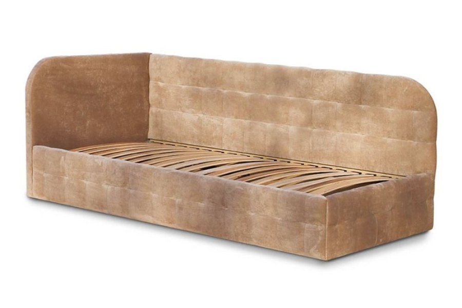 Ліжко односпальне, дитяче у м'якій оббивці Флора