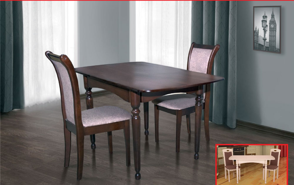 Стіл Омега + стільці Консул/Турин