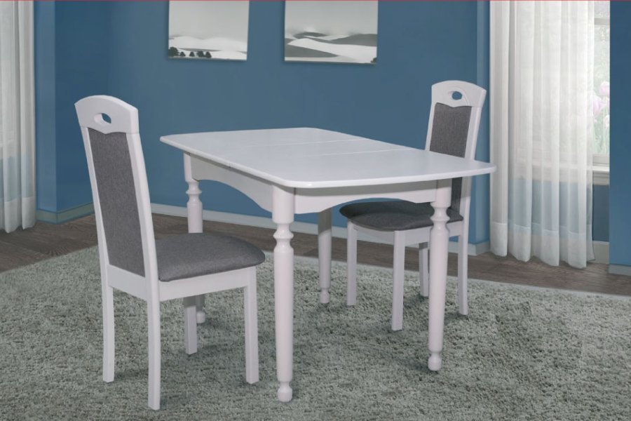 Стіл-Кельн-+-стільці-Турин комплект з двох стільців Турин та столу Кельн.