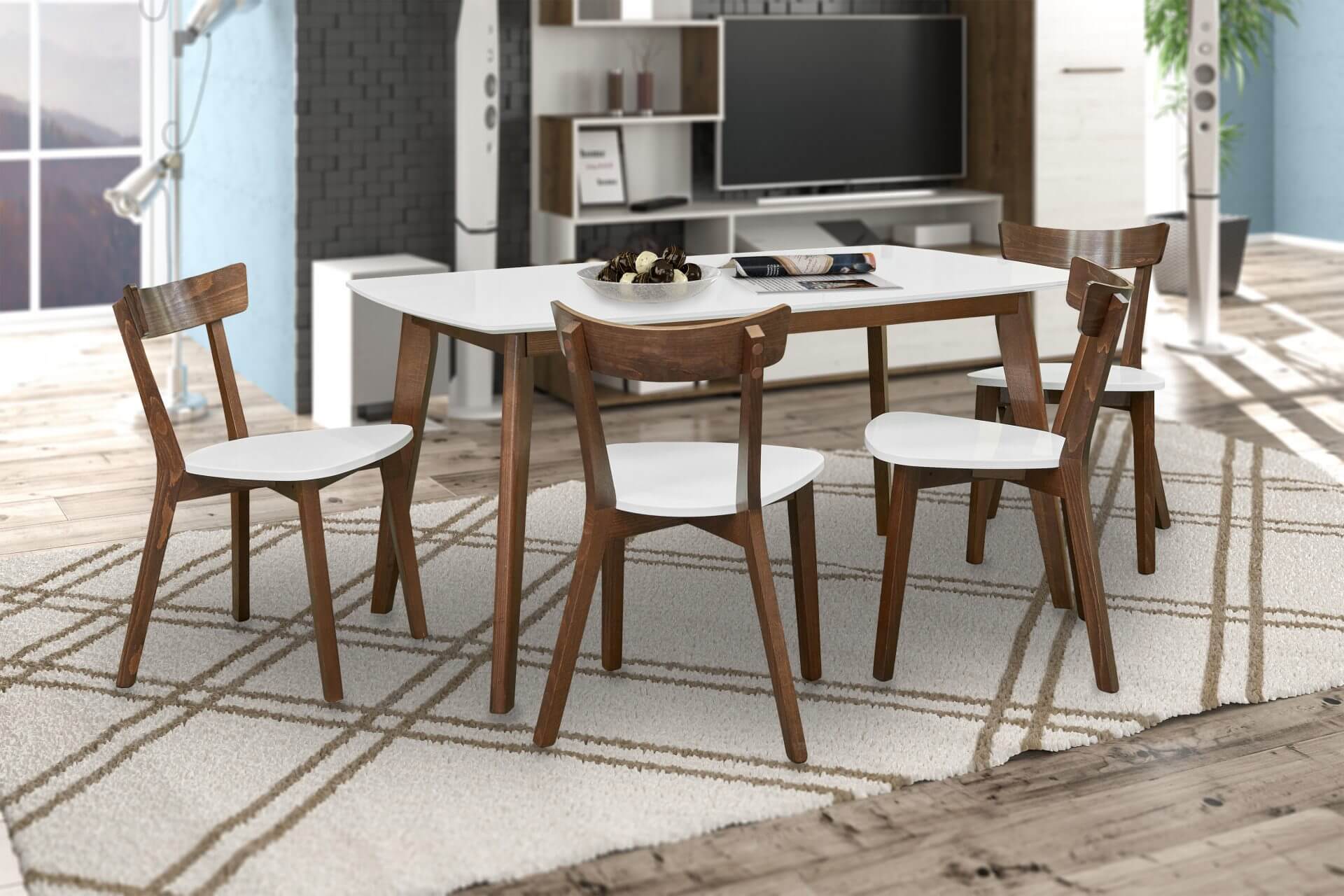 mebel service Siti_stil_inter_ Cтіл розсувний Сіті + стілець Франко