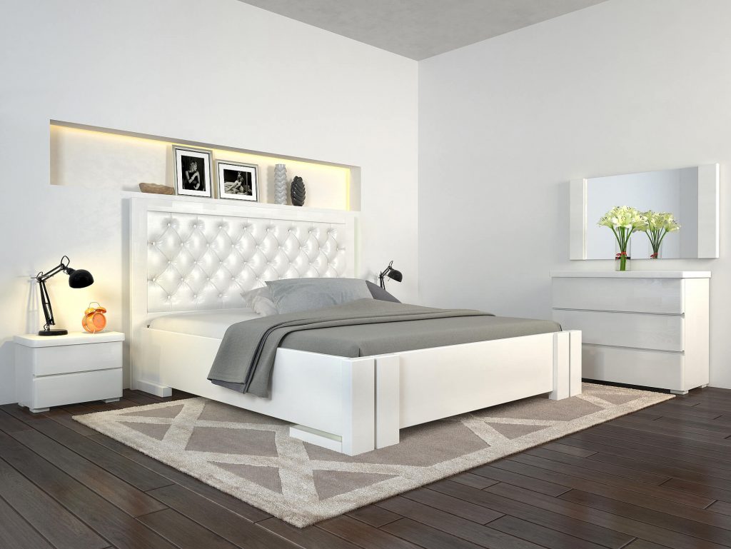 Двоспальне ліжко Амбер