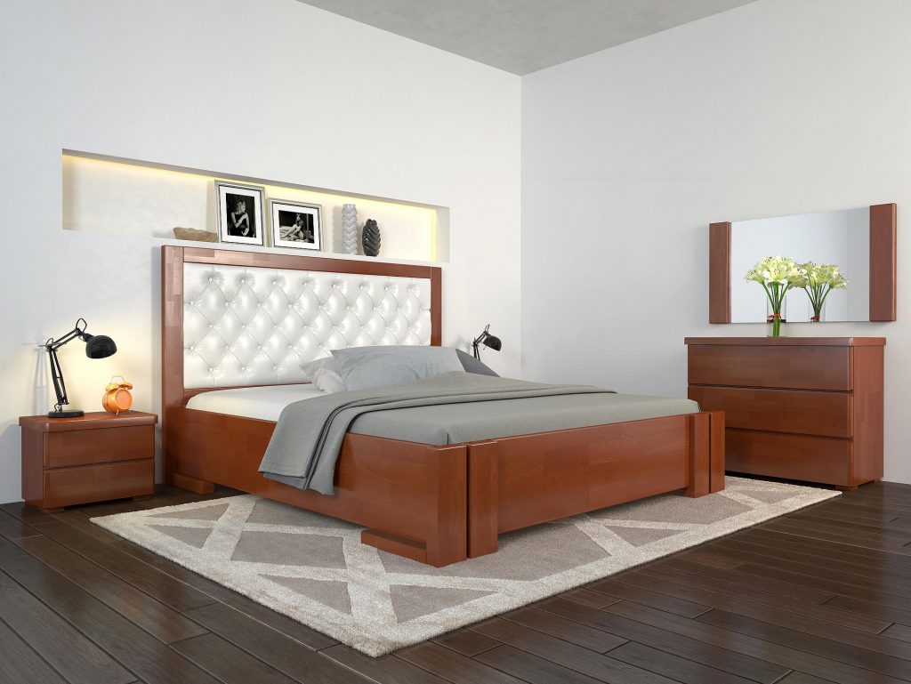 Двоспальне ліжко Амбер