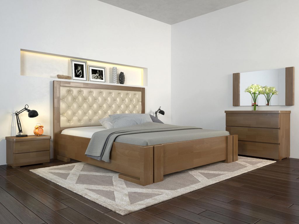 Двоспальне ліжко Амбер