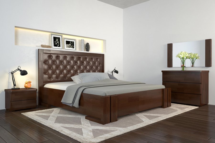 Двоспальне ліжко Амбер