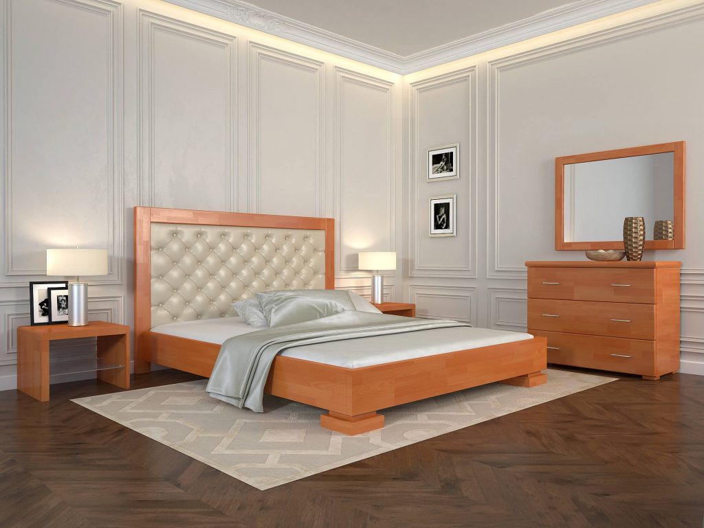 Двоспальне ліжко Подіум