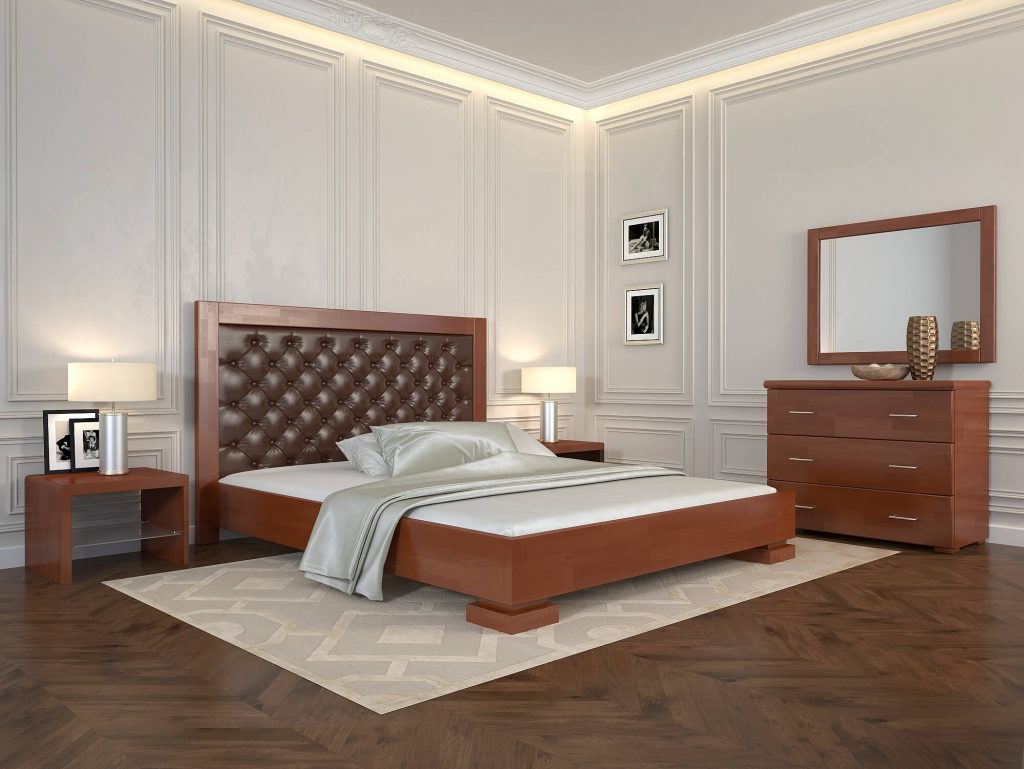 Двоспальне ліжко Подіум