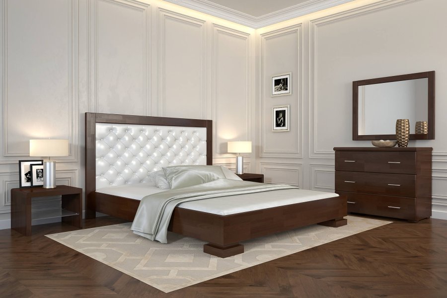 Двоспальне ліжко Подіум