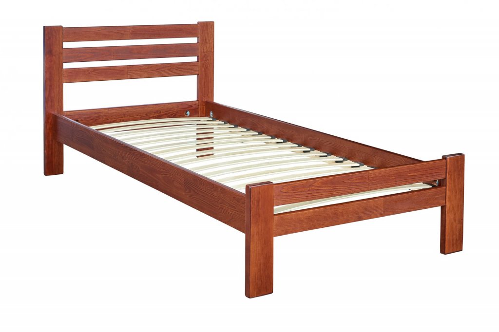 Дерев’яне двоспальне(односпальне) ліжко Алекс