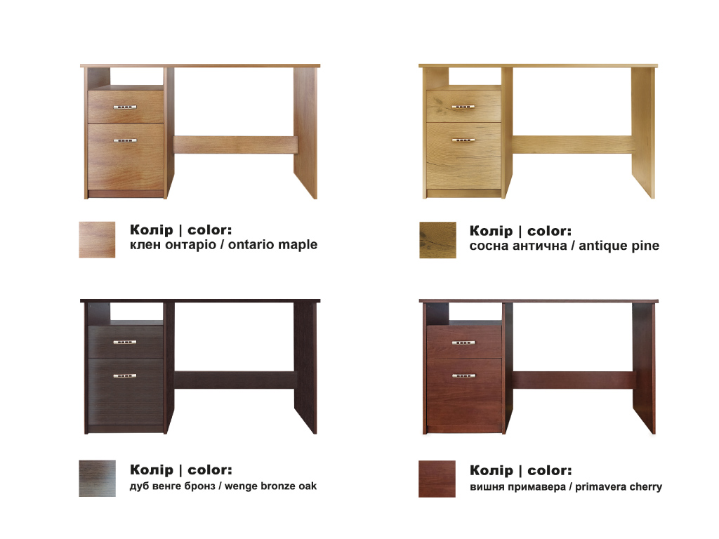 Стіл письмовий BIU 1D1S