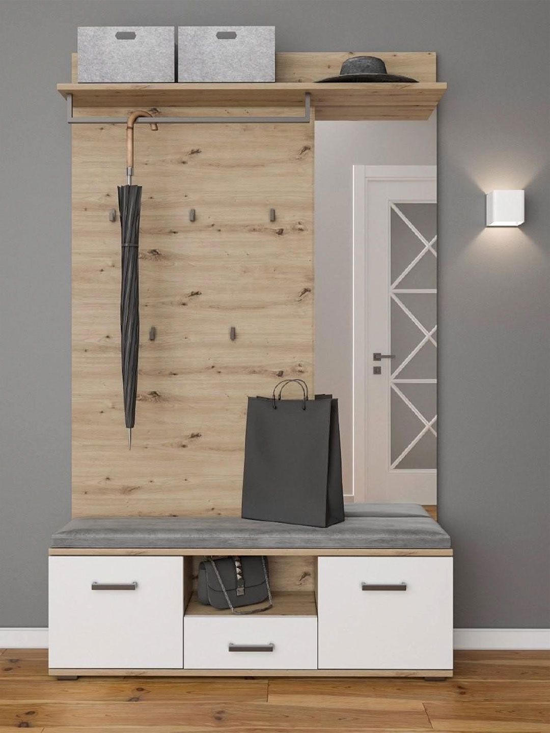 svit mebliv -perelpokij bruna Передпокій БРУНА