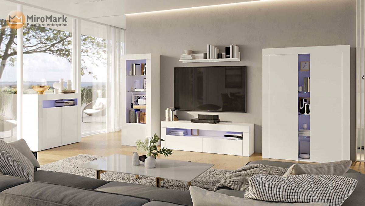 miromark modern_living-room modern-set__large Вітальня MODERN глянець білий