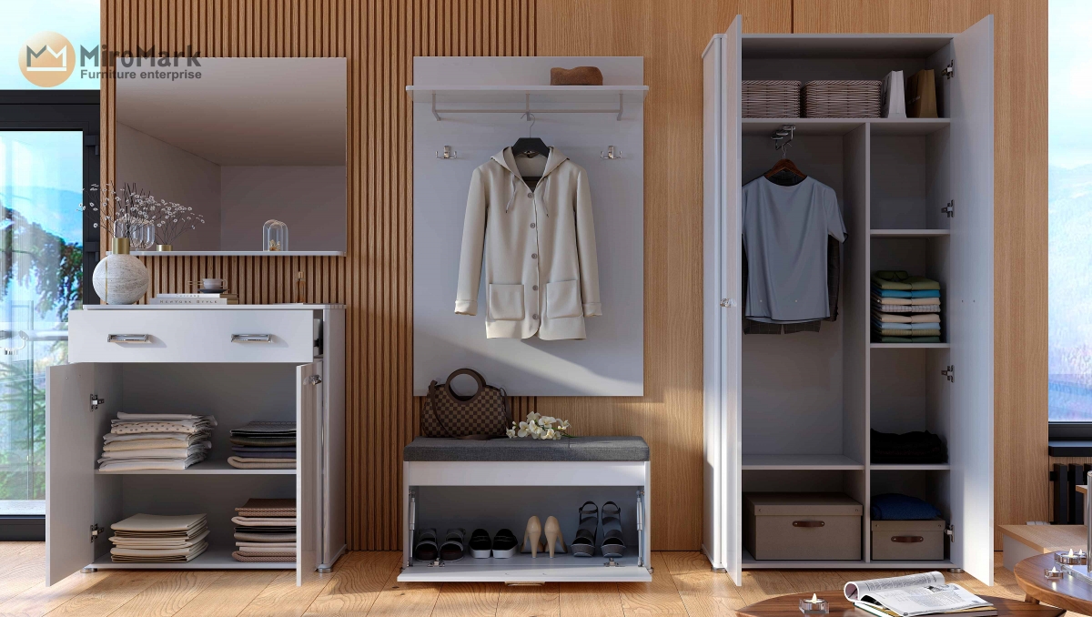 Передпокій BELLA глянець білий