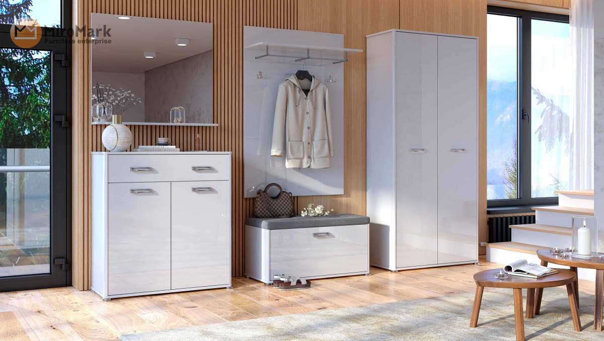 Передпокій BELLA глянець білий