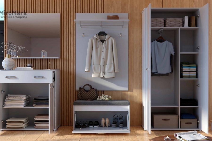 Передпокій BELLA глянець білий