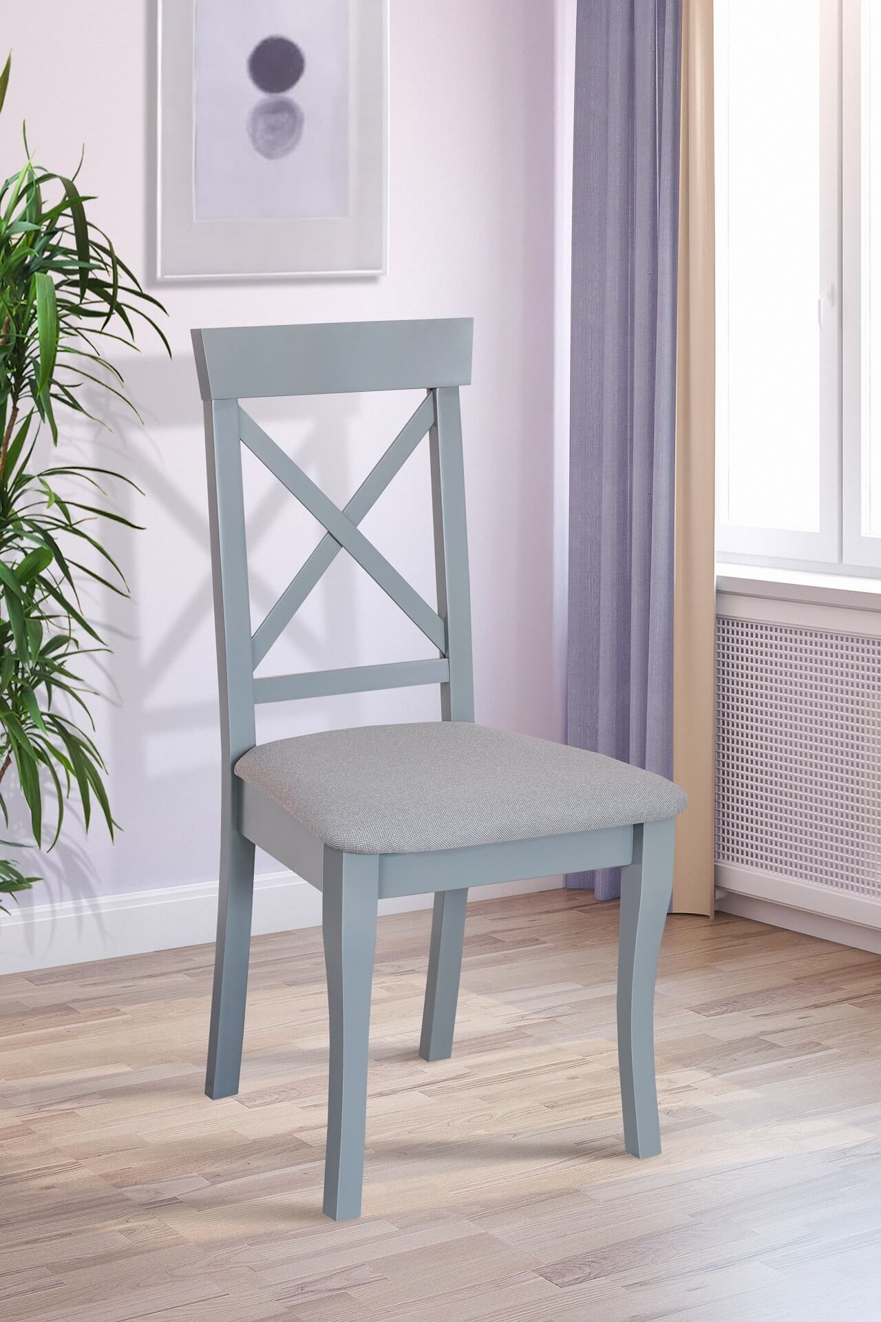 Стіл Бостон сірий+стільці Сканді