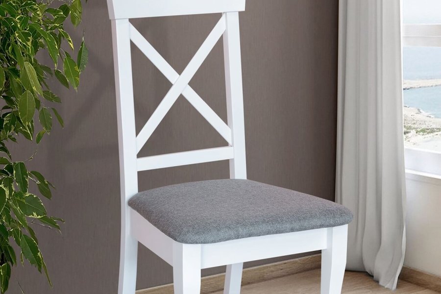 Стул Сканди белый (1) Стіл Джаз білий+стільці Сканді