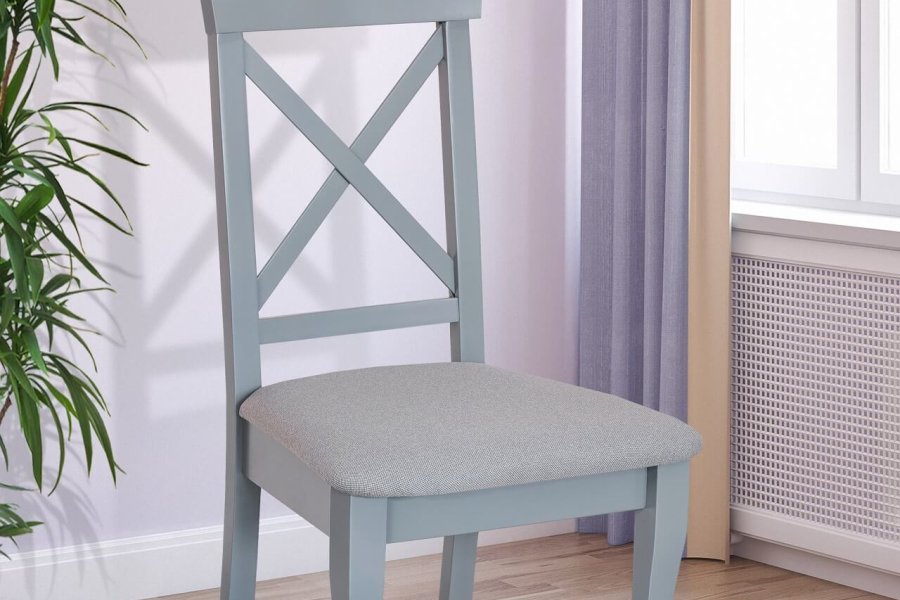 Стіл Бостон сірий+стільці Сканді