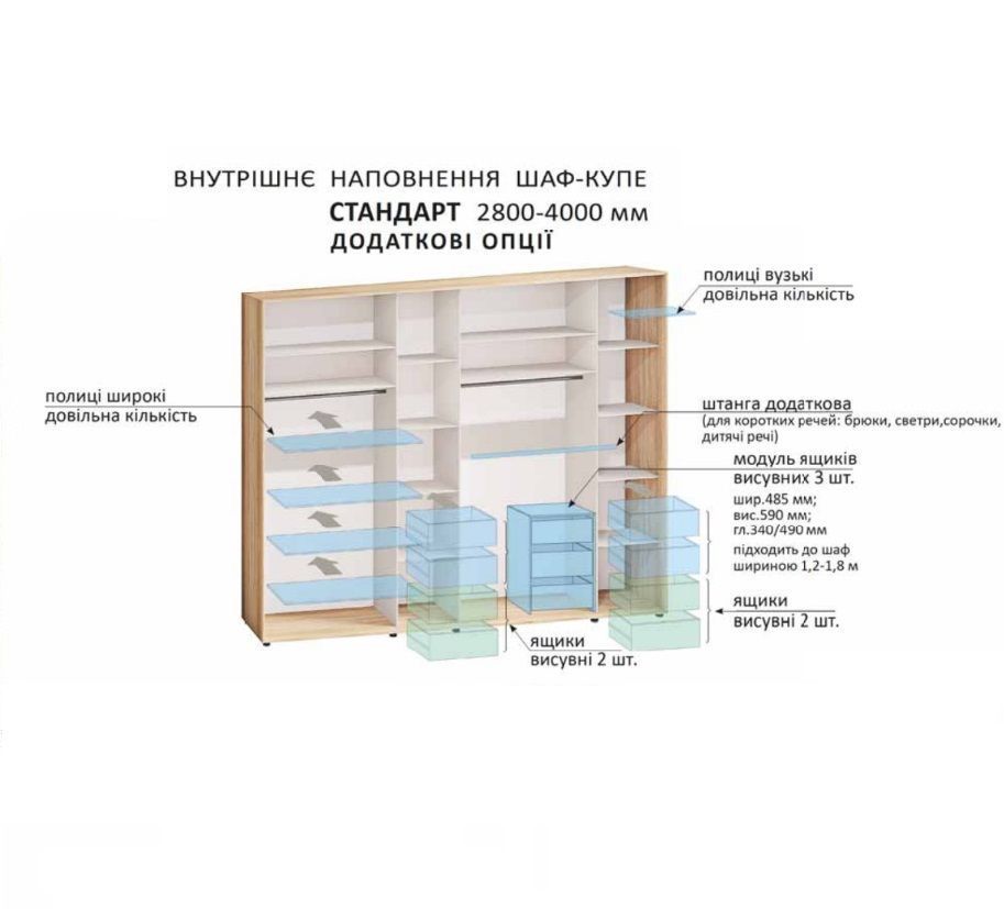 3shkaf_kupe_2_8m_f_5226_f_5227_chetyrekhdvernyy Шафа-купе 2,8м "ДСП" чотирьохдверна