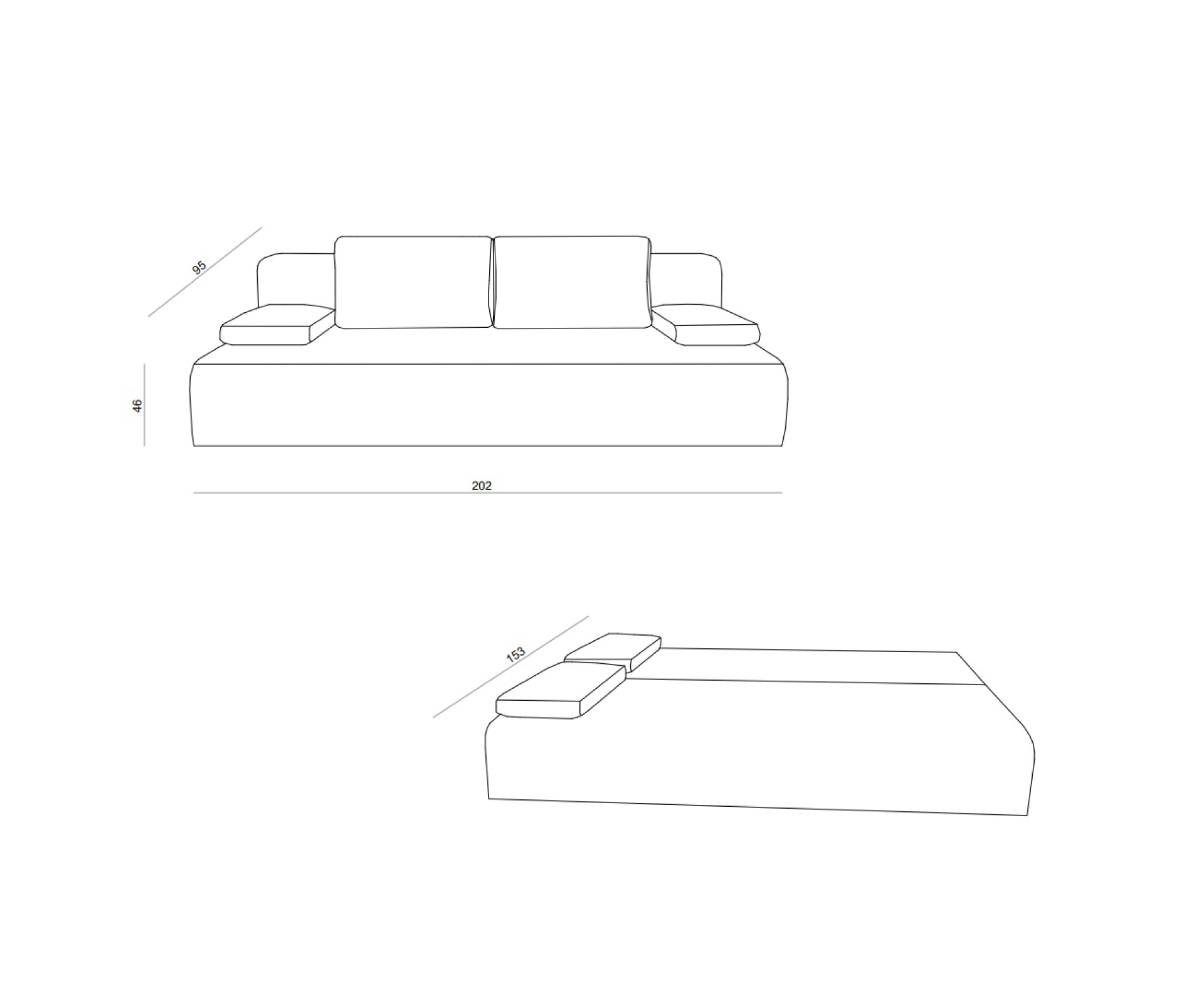 Диван-ліжко Вікторія