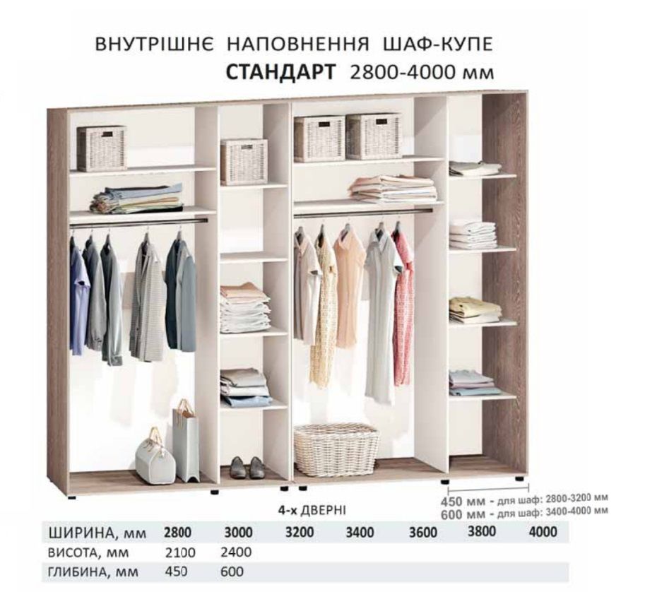 2shkaf_kupe_2_8m_f_5226_f_5227_chetyrekhdvernyy Шафа-купе 2,8м "ДСП" чотирьохдверна