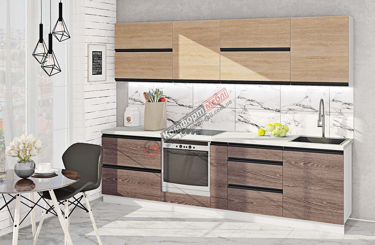 2_Kukhnya_Trend_2_8m_dub-tryufel_naturalnyy-copy Кухня "Тренд" 2,8м