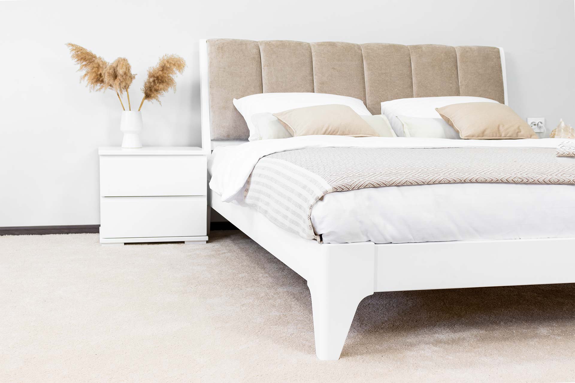 25_evelin Двоспальне ліжко з тканиною Евелін