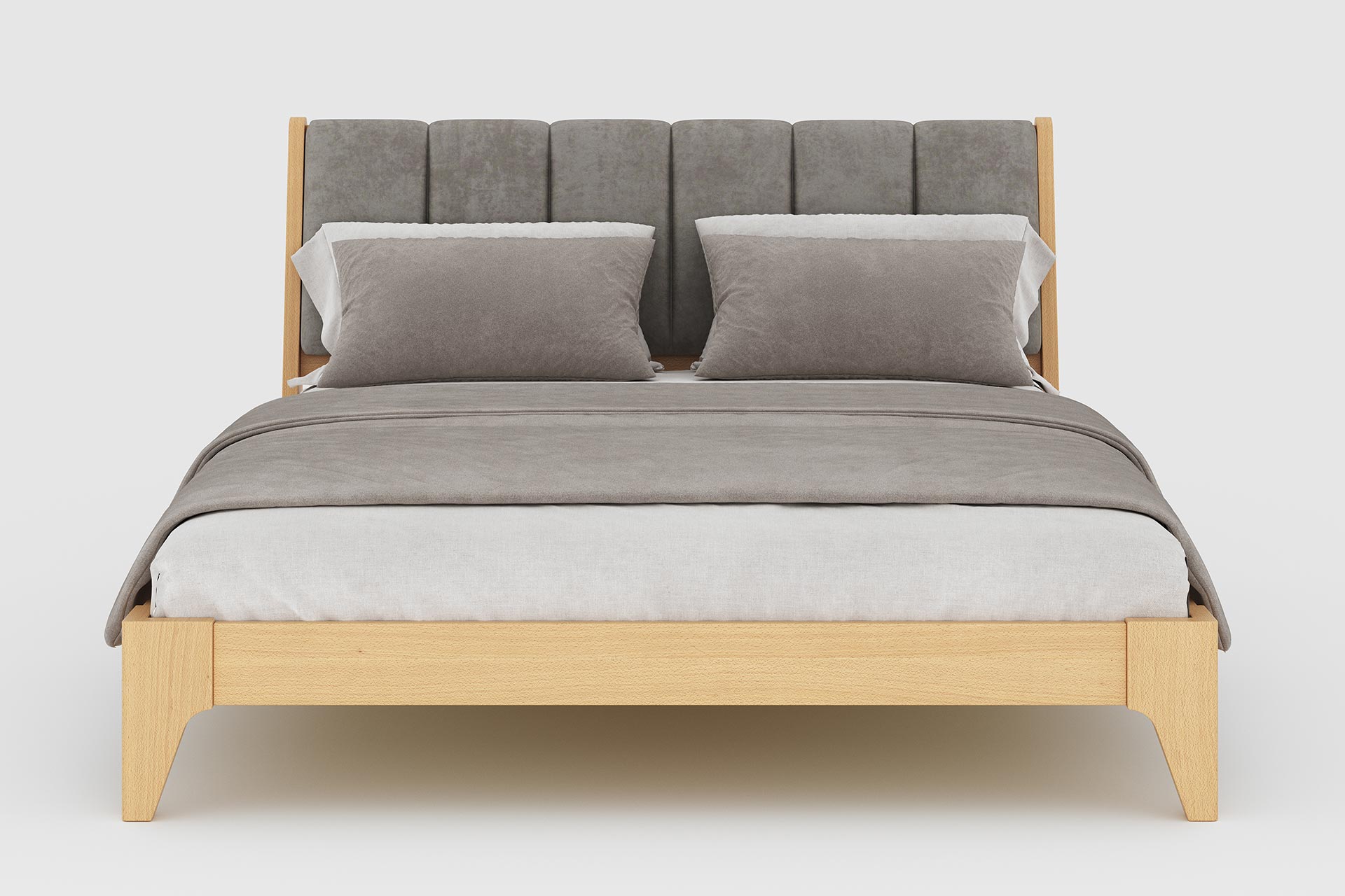 2_evelin Двоспальне ліжко з тканиною Евелін