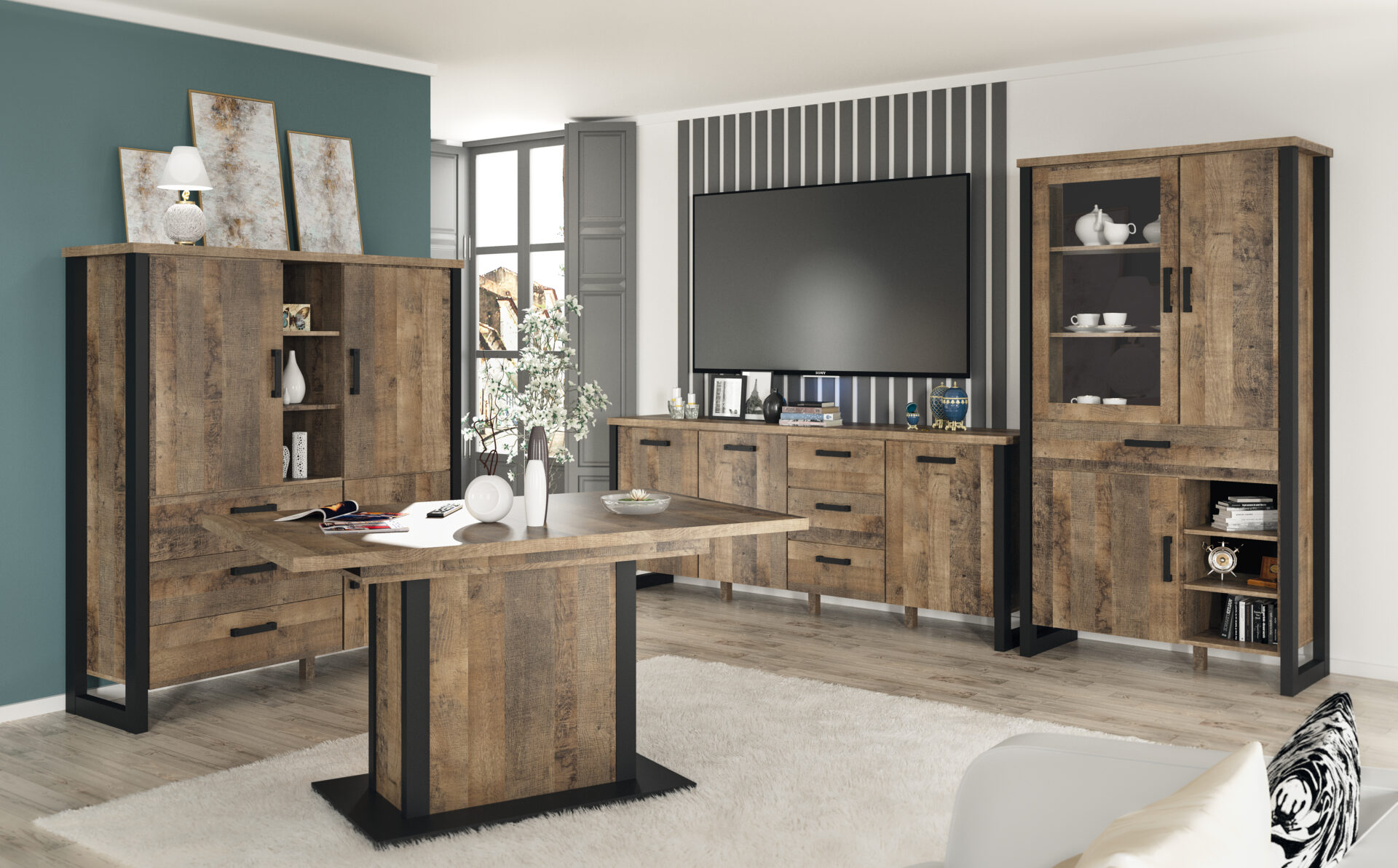 emili_system_oak_kolon_kompl_2_v_inter Модульна вітальня Емілі