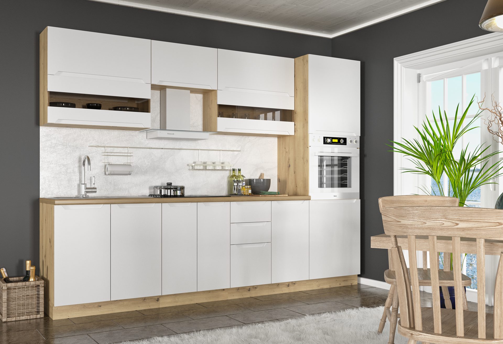 agata_farbov_kitch_kompl_artis_bil_penv_v_inter Модульна кухня Агата / фарбовані фасади /