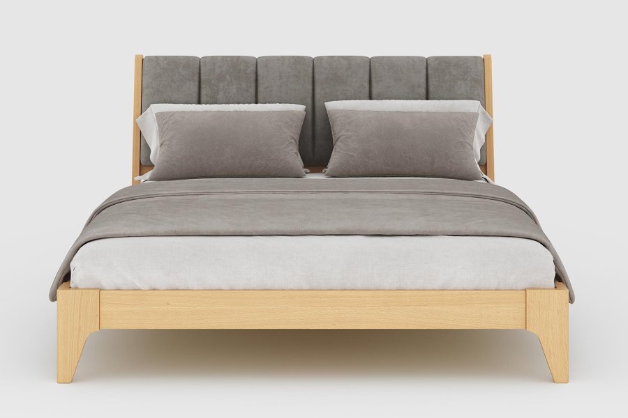 2_evelin Двоспальне ліжко з тканиною Евелін