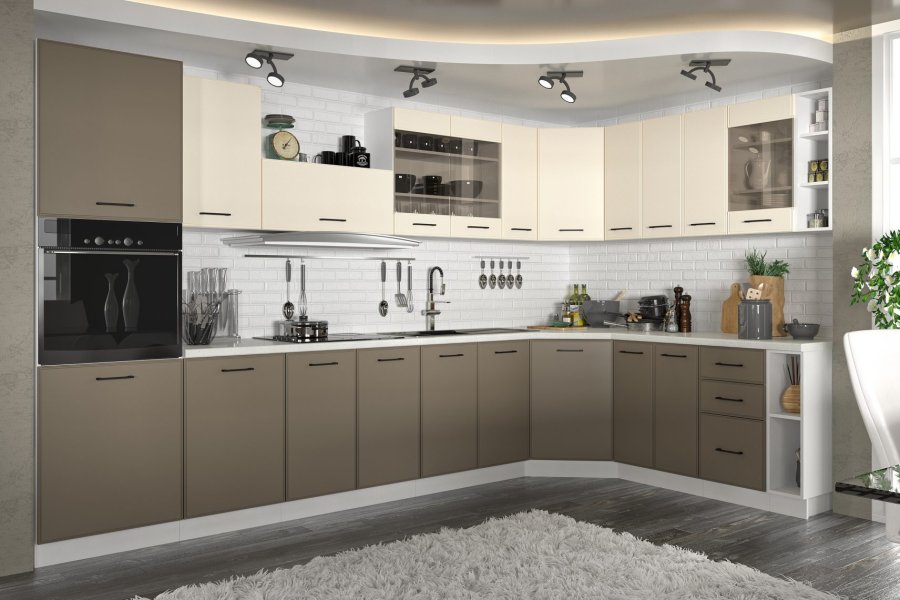 Модульна кухня Медісон (фарбовані фасади)