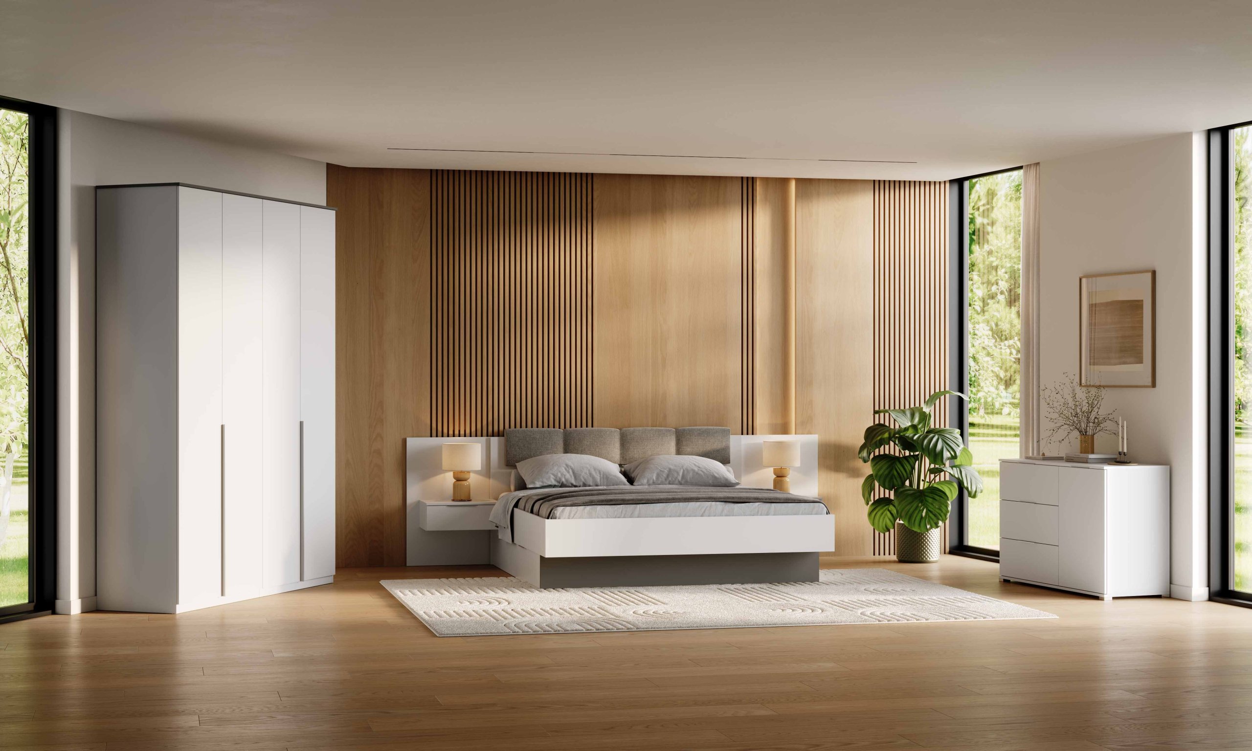 1_Barton Спальня Barton Супер Мат Білий